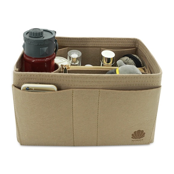 BAG PURSE INSERT ORGANIZER - CREAM - Picture 6 of 8